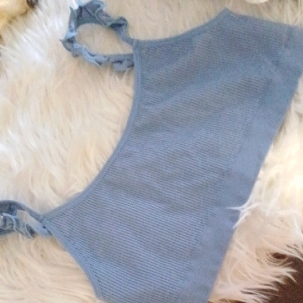 Womans Blue One Piece